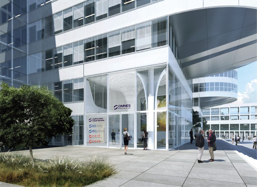 campus paris coeur la défense omnes education esce ifg heip ceds enseignement supérieur