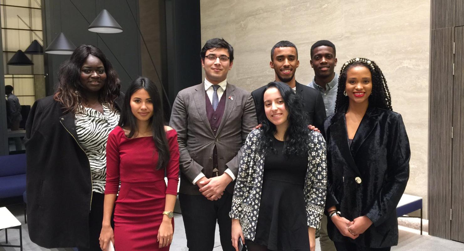 An engineering student wins the inter-school eloquence contest