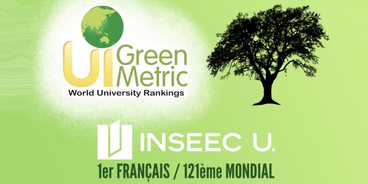 INSEEC U. confirms its 1st place in France in the UI Greenmetric world ranking